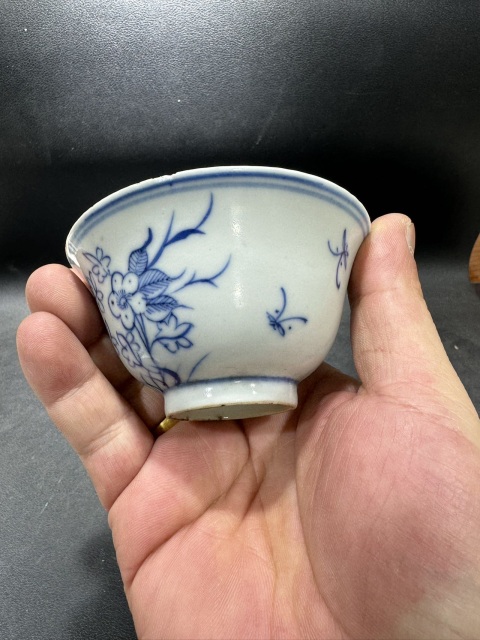 古玩陶瓷青花杯拍賣，當前價格985元