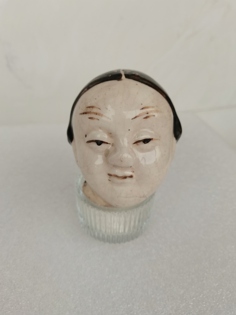 古玩陶瓷磁州窯人物彩繪頭像拍賣,當前價格1099元