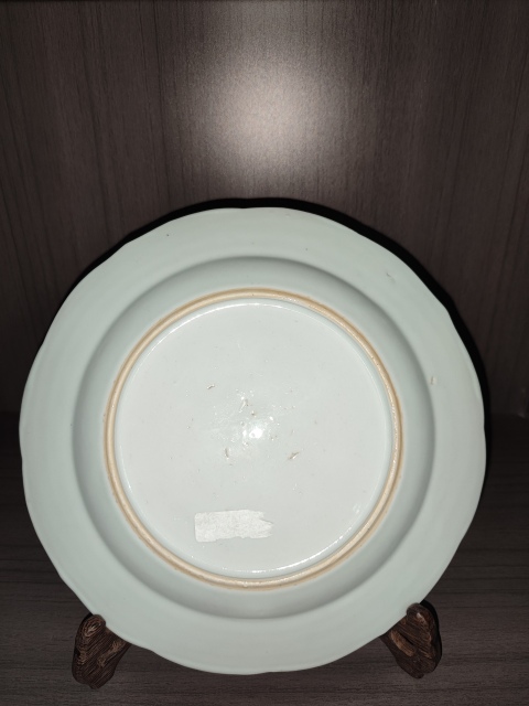 古玩陶瓷乾隆細路廣彩花卉盤拍賣，當前價格2200元