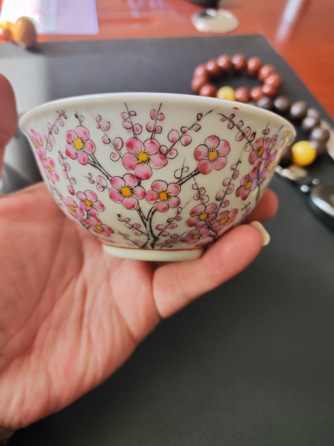 古玩陶瓷花卉紋碗拍賣,當前價格600元