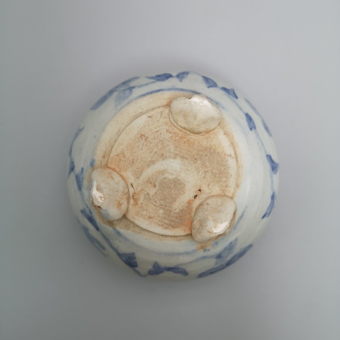 古玩陶瓷明代.花卉紋青花爐拍賣,當前價格1980元