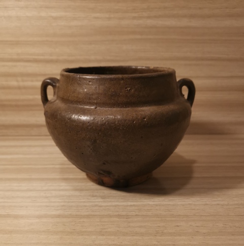 古玩陶瓷元.茶葉末釉雙系罐380拍賣,當前價格380元