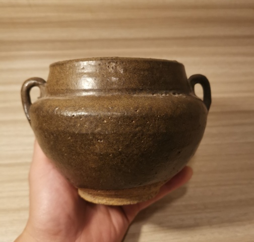 古玩陶瓷元.茶葉末釉雙系罐380拍賣,當前價格380元
