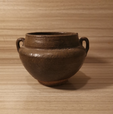 古玩陶瓷元.茶葉末釉雙系罐380拍賣,當前價格380元