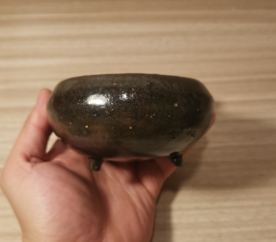 古玩陶瓷明.褐釉三足爐460拍賣，當前價格460元