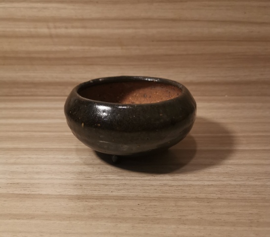 古玩陶瓷明.褐釉三足爐460拍賣，當前價格460元