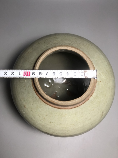 古玩陶瓷【明代】龍泉青瓷蓋罐【頂級釉】拍賣,當前價格0元