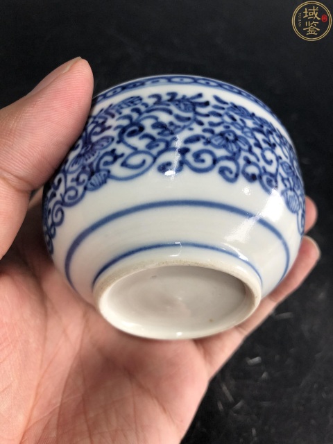 古玩陶瓷青花纏枝花卉紋小蓋罐拍賣，當前價格4500元