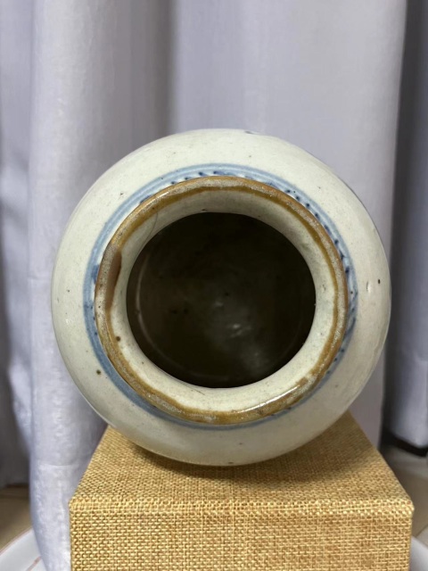 古玩陶瓷乾隆青花山水人物紋罐拍賣，當(dāng)前價格788元