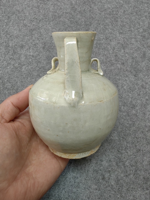 古玩陶瓷南宋-青白釉執壺拍賣，當前價格3500元