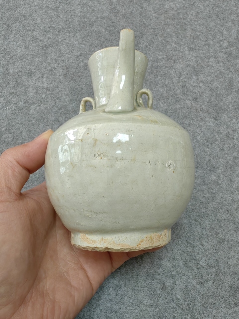 古玩陶瓷南宋-青白釉執壺拍賣，當前價格3500元