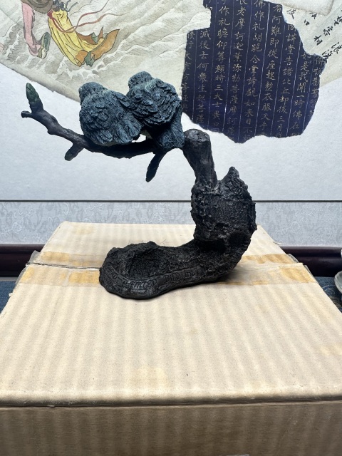 古玩陶瓷70年代小鳥擺件 代原包裝盒子拍賣,當前價格89元