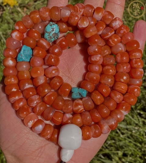 古玩玉器精品天然保山南紅柿子紅手串佛珠110顆拍賣,當(dāng)前價格2900元