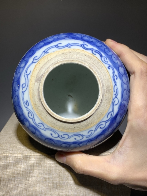 古玩陶瓷【道光】青花淡描花卉紋喜字罐【青花發色太漂亮了】【傳世佳品】拍賣,當前價格0元