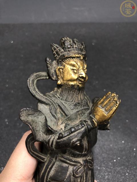 古玩銅器(精品)明代?銅鎏金韋陀菩薩造像拍賣(mài),當(dāng)前價(jià)格50000元