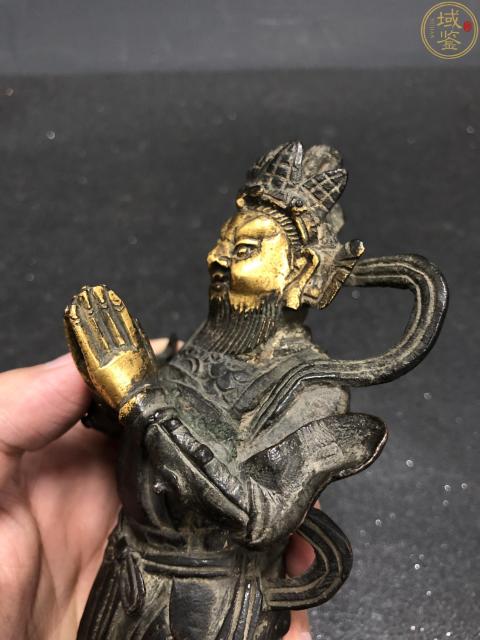 古玩銅器(精品)明代?銅鎏金韋陀菩薩造像拍賣(mài),當(dāng)前價(jià)格50000元