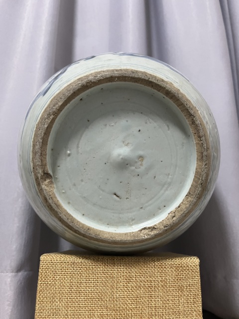 古玩陶瓷清早期青花山水人物紋蓋罐拍賣，當前價格1888元