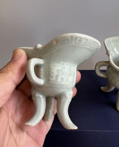 古玩陶瓷龍泉窯青釉杯拍賣,當前價格1888元
