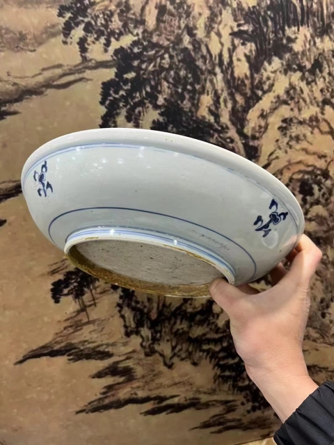 古玩陶瓷雍正摩羯龍紋盤拍賣，當(dāng)前價格3800元