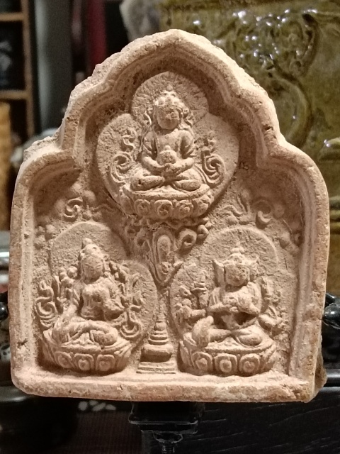 古玩陶瓷清代擦擦佛像拍賣,當前價格2200元