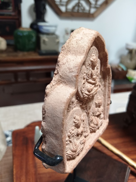 古玩陶瓷清代擦擦佛像拍賣,當前價格2200元