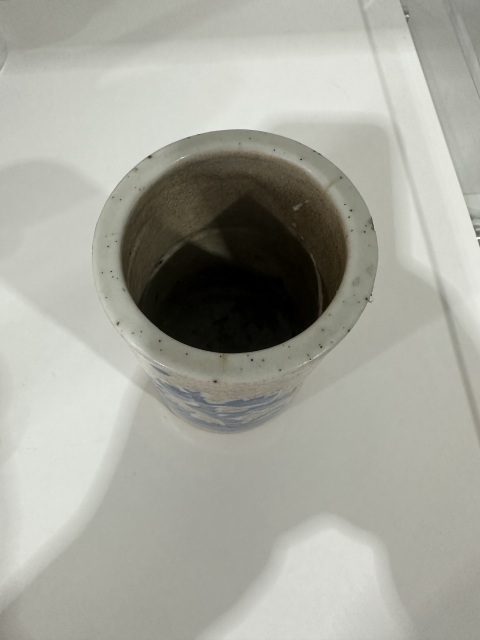 古玩陶瓷哥釉青花松鹿圖筆筒拍賣，當前價格3280元