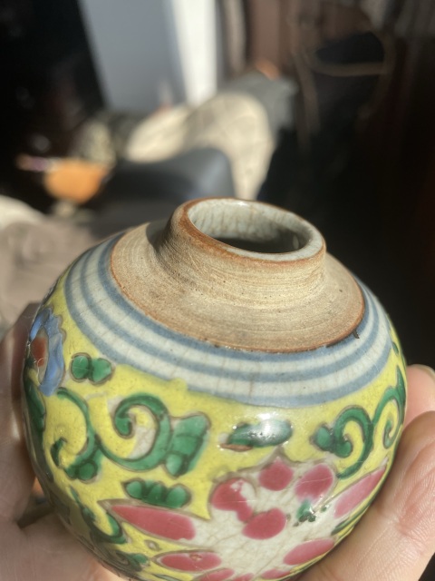 古玩陶瓷雍正粉彩罐拍賣，當前價格5000元