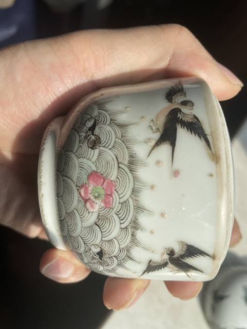 古玩陶瓷同治粉彩海晏河清蓋罐拍賣，當前價格4500元