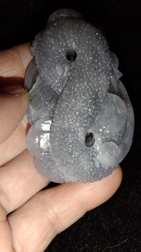 古玩玉器青海玉雕“蛇形把件”拍賣，當前價格299元