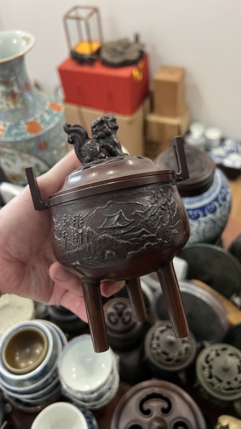 古玩雜項(xiàng)民國香爐拍賣,當(dāng)前價(jià)格399元