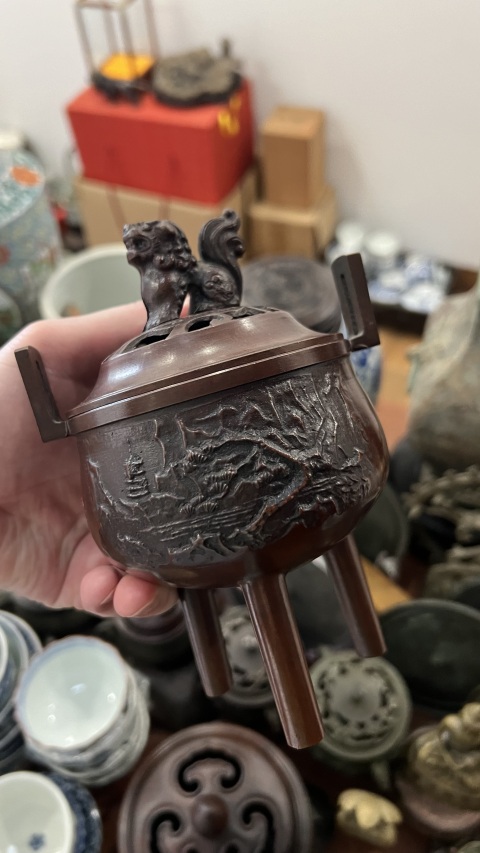 古玩雜項(xiàng)民國香爐拍賣,當(dāng)前價(jià)格399元