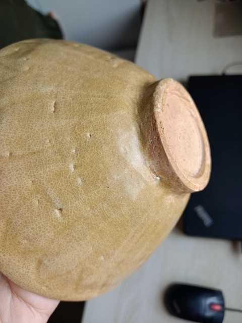 古玩陶瓷宋代·黃龍泉青瓷刻仰蓮紋碗拍賣，當前價格7777元