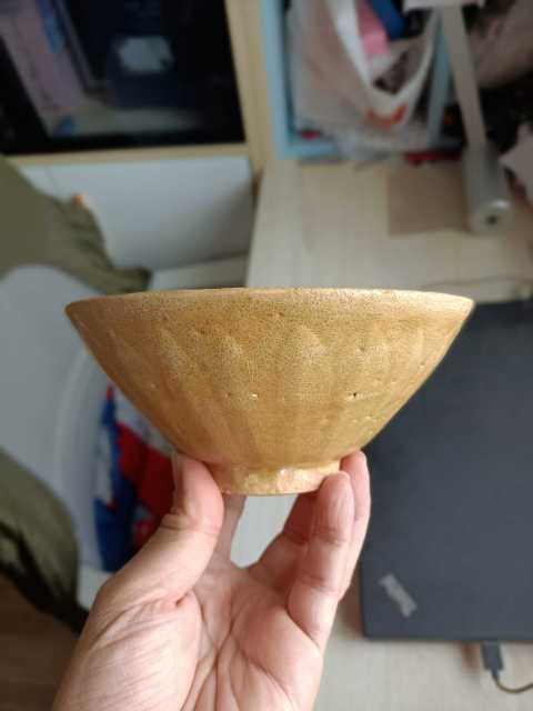 古玩陶瓷宋代·黃龍泉青瓷刻仰蓮紋碗拍賣，當前價格7777元