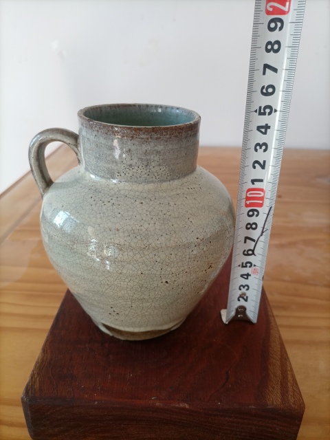 古玩陶瓷清.鈞釉花澆470拍賣，當前價格470元