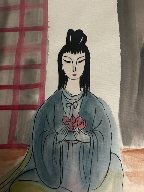 古玩字畫榮寶齋展覽作品:范智新《荷香》拍賣,當前價格375元