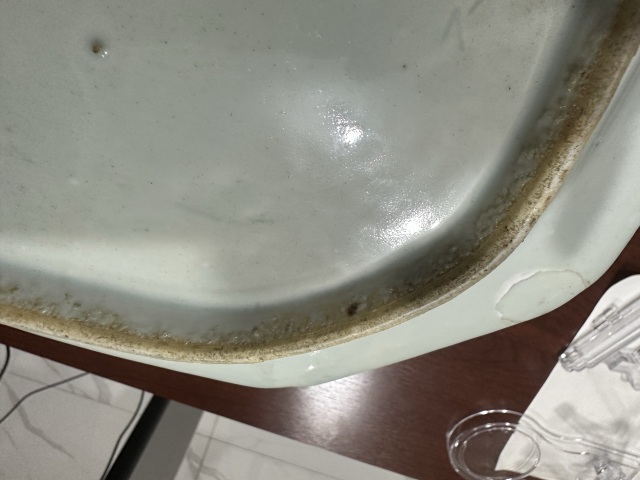 古玩陶瓷樓臺亭閣山水紋青花盤拍賣,當前價格2680元