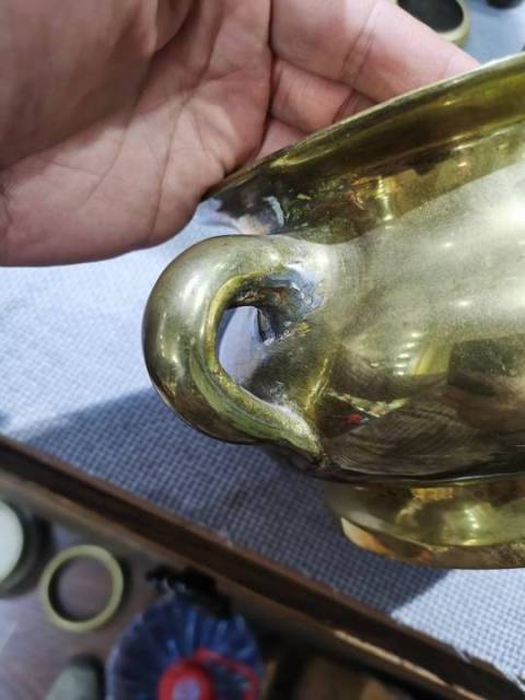 古玩銅器銅爐拍賣,當前價格9800元