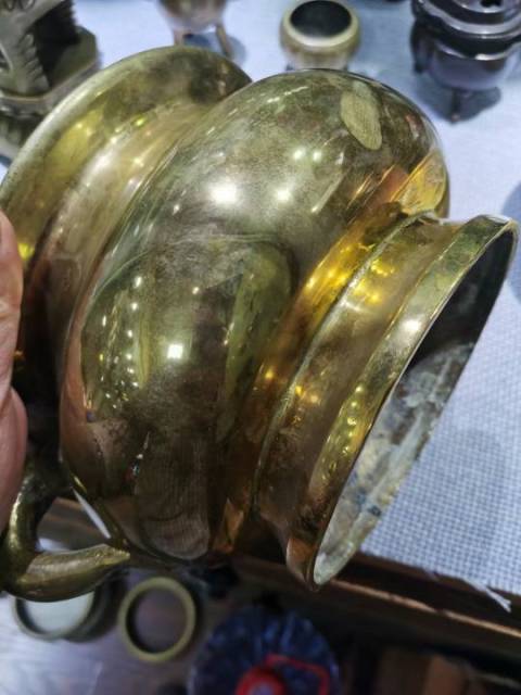 古玩銅器銅爐拍賣,當前價格9800元