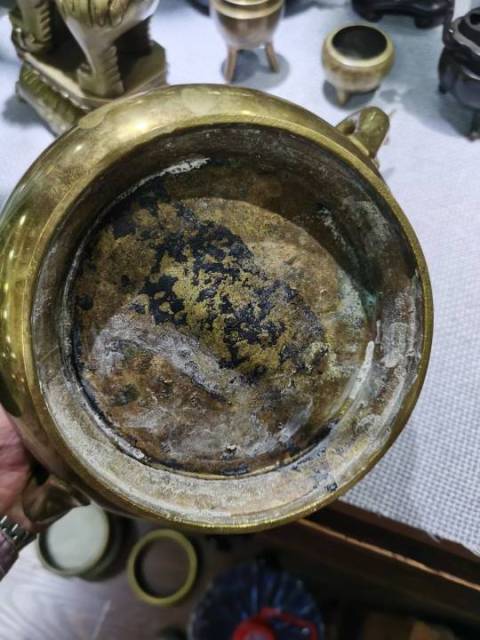 古玩銅器銅爐拍賣,當前價格9800元