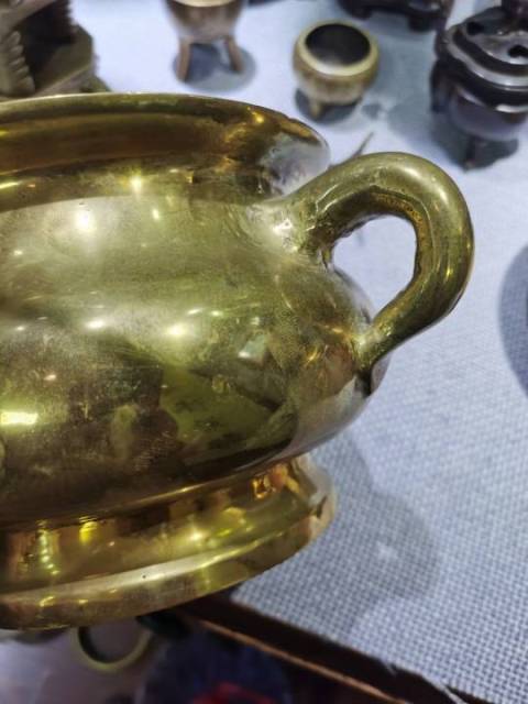 古玩銅器銅爐拍賣,當前價格9800元