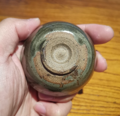 古玩陶瓷宋元青釉盞（茶器）拍賣(mài)，當(dāng)前價(jià)格136元