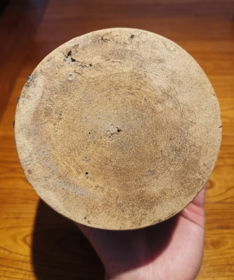 古玩陶瓷明代精品褐釉弦紋梅瓶拍賣,當前價格2800元