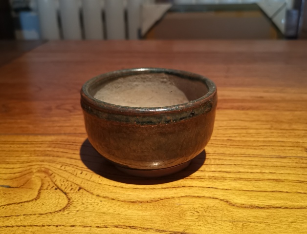 古玩陶瓷元明黑釉鐵銹斑缽式爐拍賣，當前價格299元