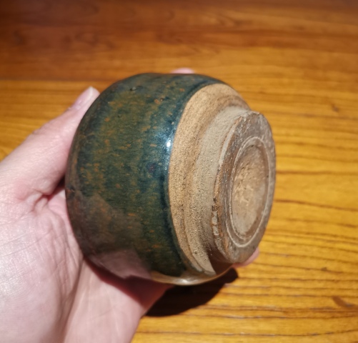古玩陶瓷元明黑釉鐵銹斑缽式爐拍賣，當前價格299元