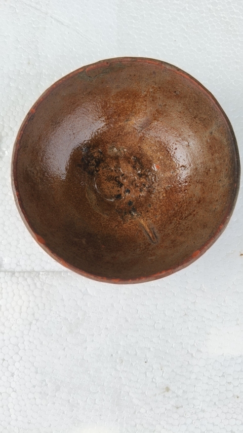 古玩陶瓷磁州窯系茶葉末釉茶盞拍賣，當(dāng)前價(jià)格199元