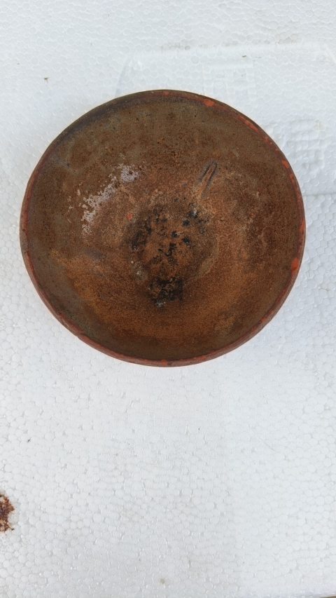 古玩陶瓷磁州窯系茶葉末釉茶盞拍賣，當(dāng)前價(jià)格199元