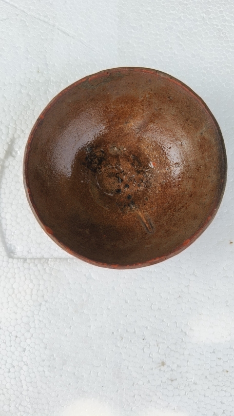 古玩陶瓷磁州窯系茶葉末釉茶盞拍賣，當(dāng)前價(jià)格199元