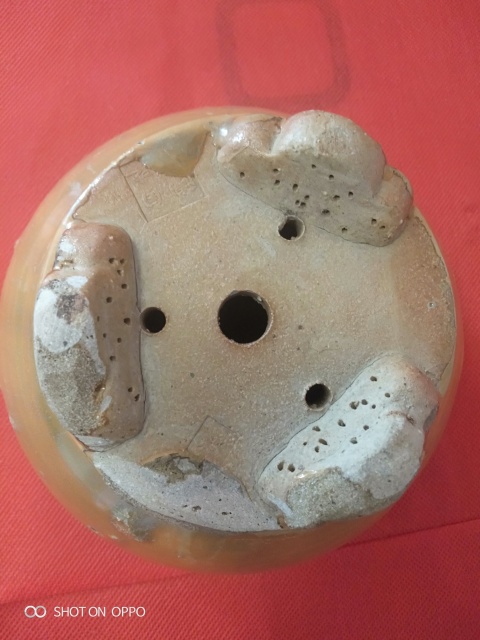 古玩陶瓷醬釉花盆拍賣，當(dāng)前價格358元