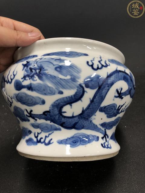 古玩陶瓷青花云龍大罐拍賣,當前價格3680元