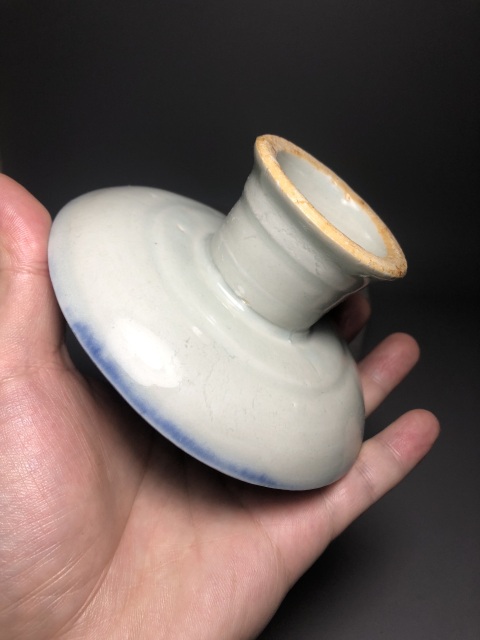 古玩陶瓷(清晚期)青花花卉紋高足盤拍賣,當(dāng)前價(jià)格0元